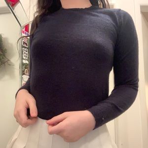 navy sweater